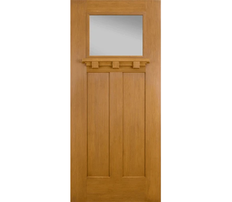 Lake Havasu City Craftsman Light Fiberglass Entry Door